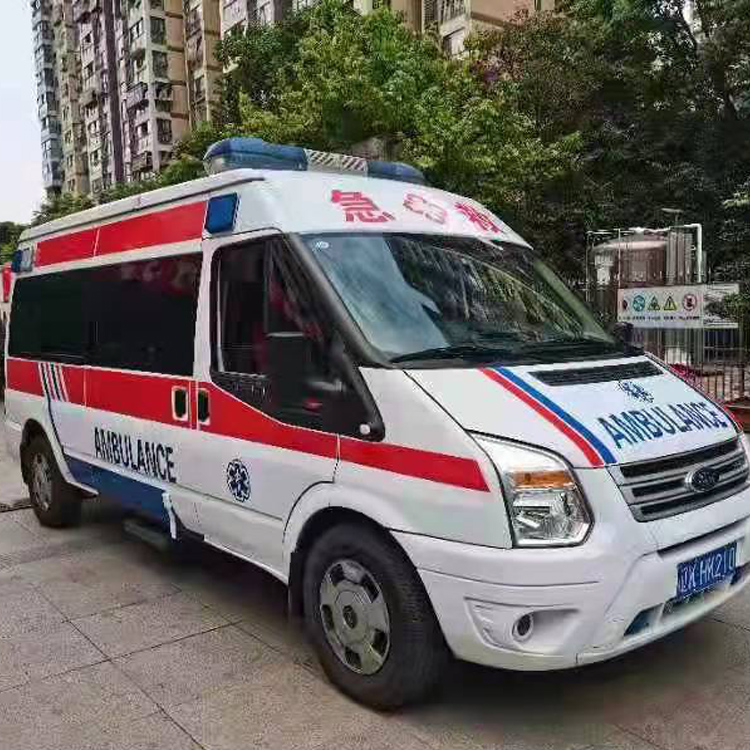大余术后行动不便回家租赁救护车